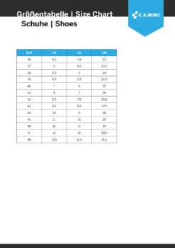 Cube RD SYDRIX - Chaussures De Vélo De Course -Cube Cube Groessentabelle SchuheKM7MWZG98alnM 7